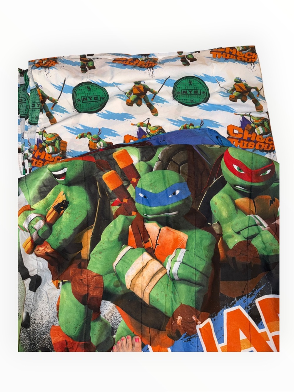 Teenage Mutant Ninja Turtles Comforter and sheet
